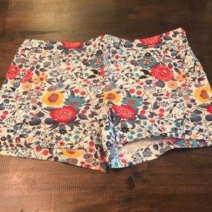Floral Print LOFT Shorts